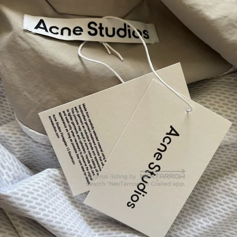 Acne Studios Acne Studios Gray 1996 embossed embroidery jacket Size US M / EU 48-50 / 2 - 3 Thumbnail