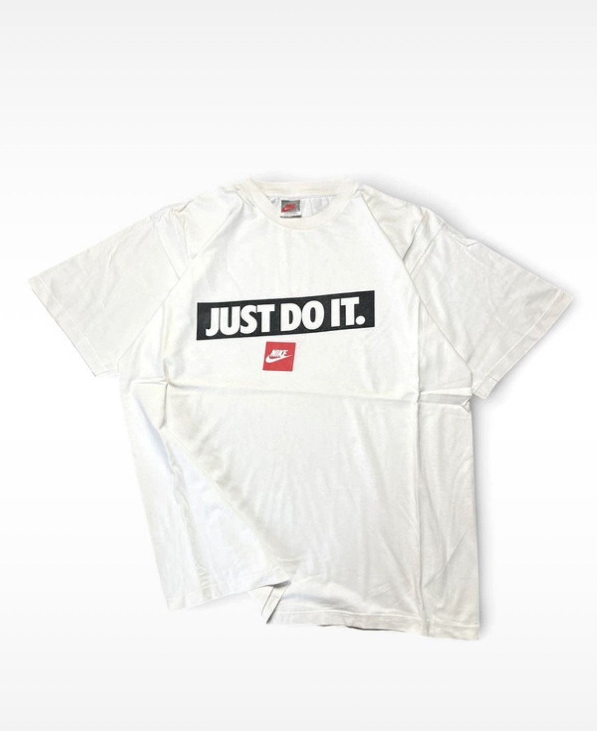 Nike Vintage Nike Just Do It T Shirt XL Made in Greece Size US XL / EU 56 / 4 - 1 Thumbnail