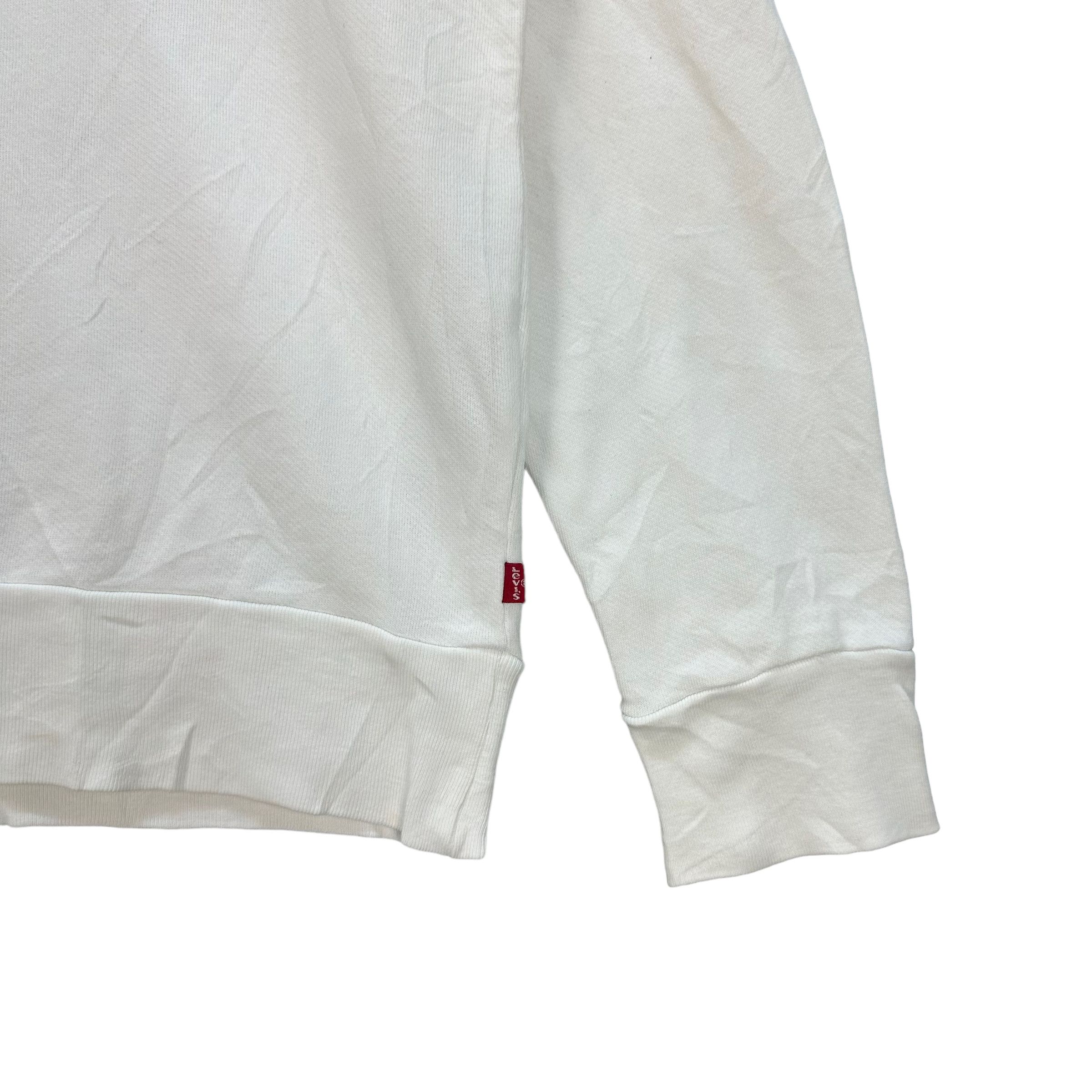Levi's LEVIS BIG LOGO WHITE SWEATSHIRTS #8420-008 Size US L / EU 52-54 / 3 - 5 Thumbnail