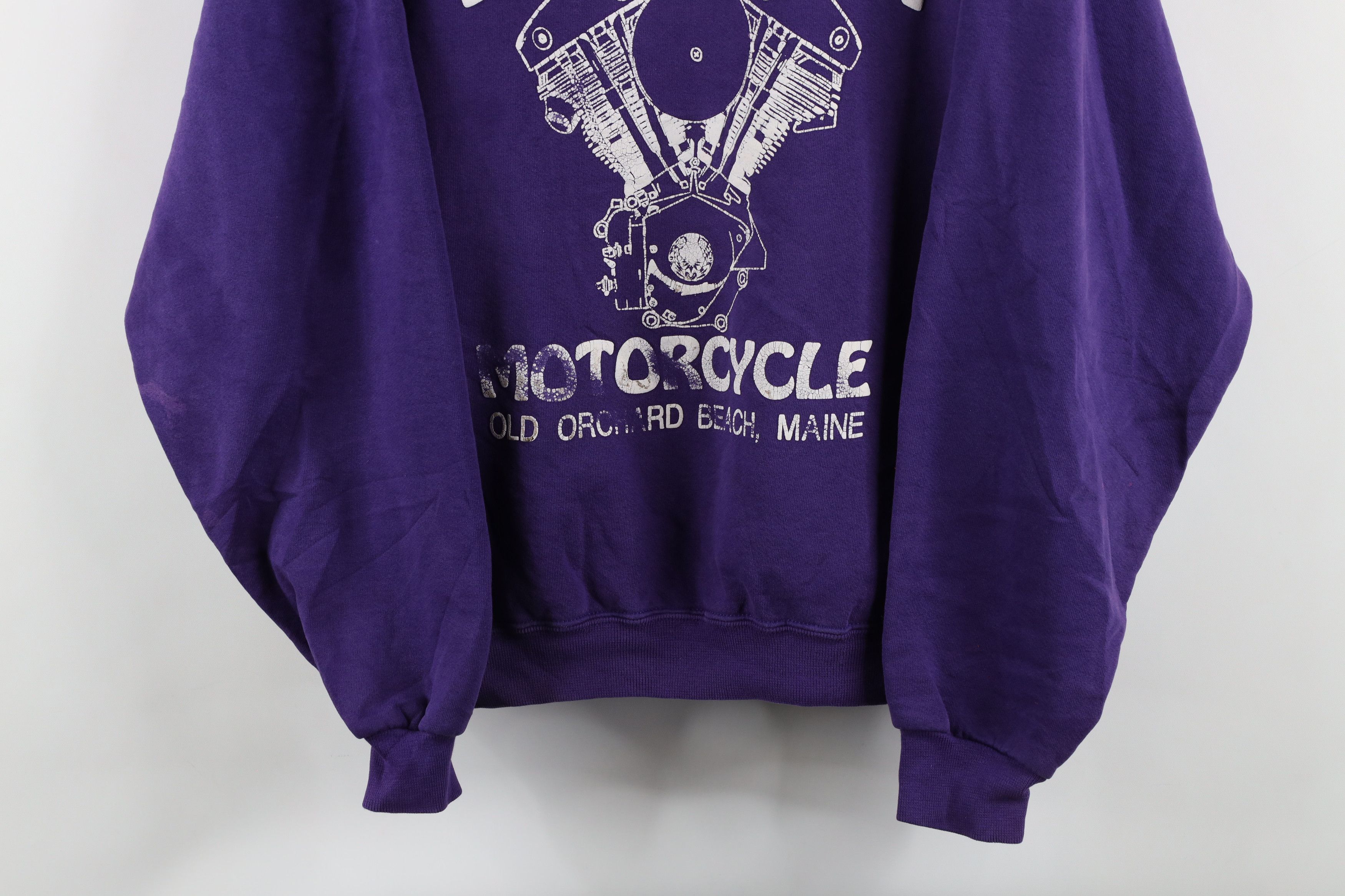 Vintage Vintage 90s Streetwear American Motorcycle Sweatshirt USA Size US M / EU 48-50 / 2 - 3 Thumbnail