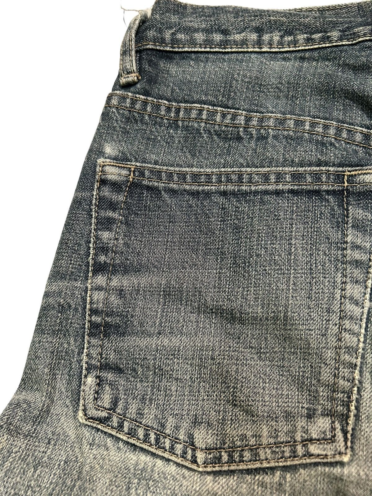 Burberry Vtg BURBERRY LONDON Distressed Denim ☠️ Size US 29 - 10 Thumbnail