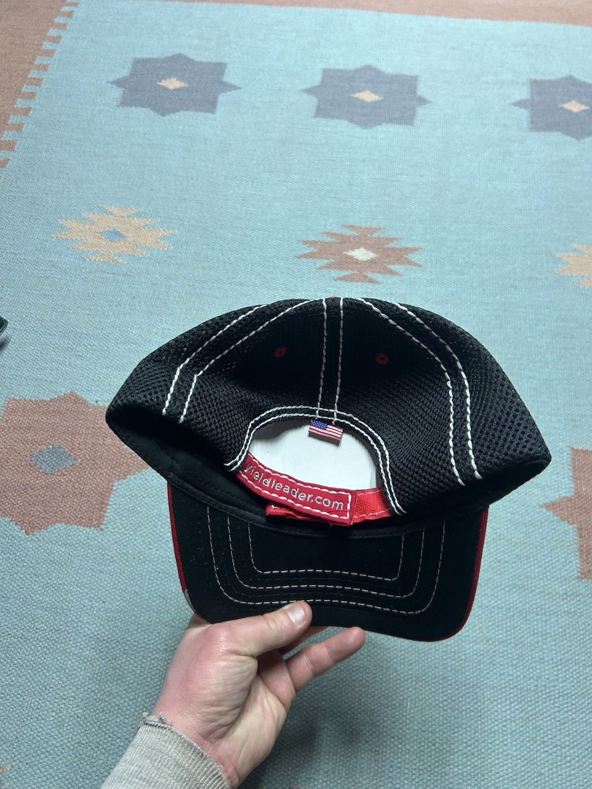 Vintage NuTech seeds trucker hat mesh farm feed red black NOS Size ONE SIZE - 4 Thumbnail
