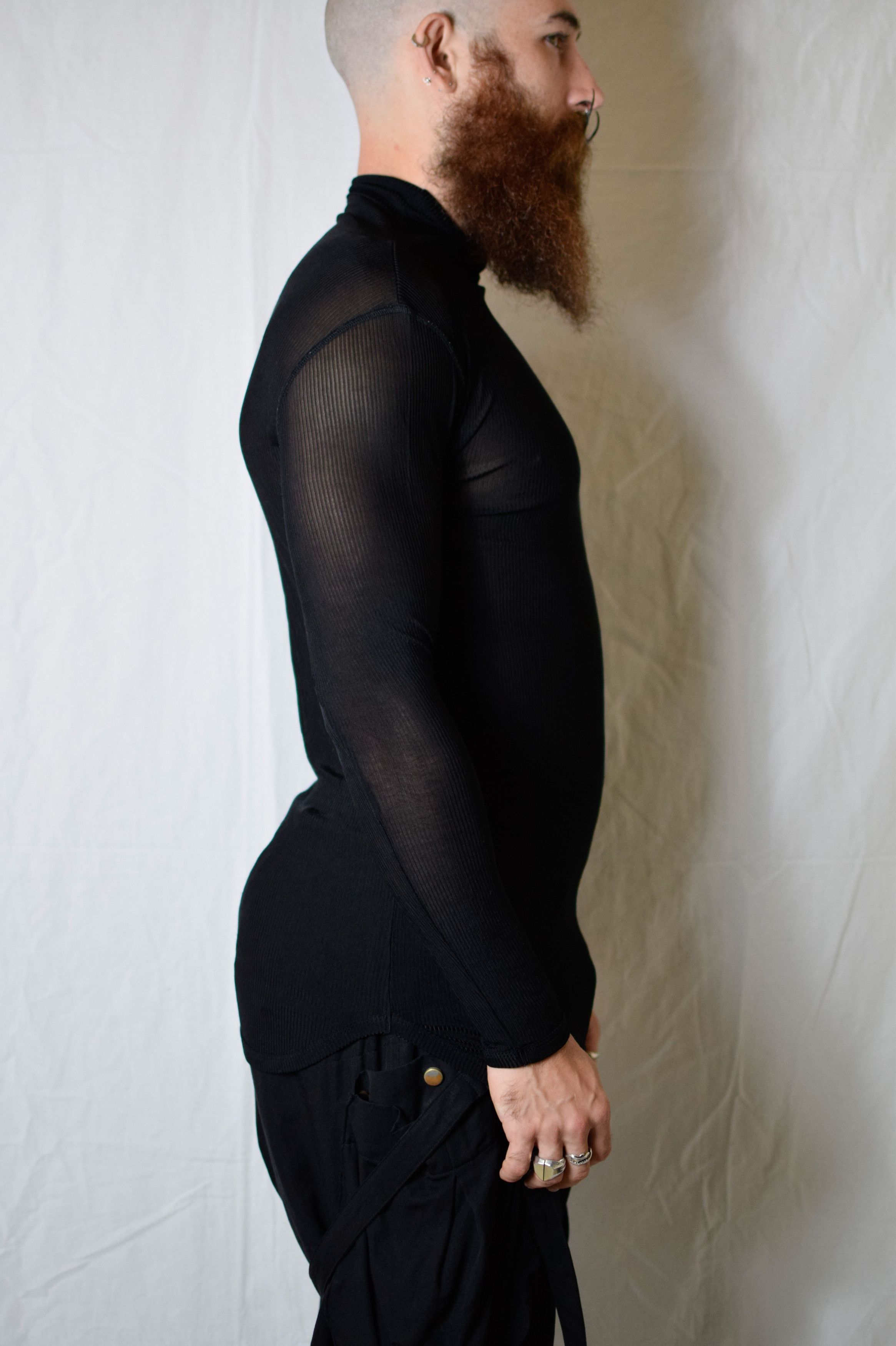Yohji Yamamoto YYPH Rayon Turtleneck Size US M / EU 48-50 / 2 - 5 Thumbnail