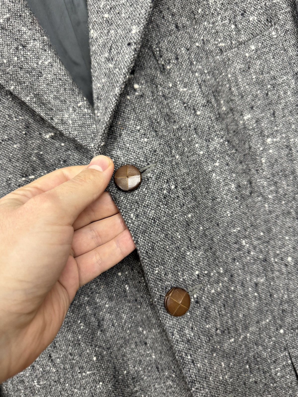 Yves Saint Laurent Yves Saint Laurent x Lanificio Paoletti wool tweed blazer 46 Size 36R - 8 Thumbnail