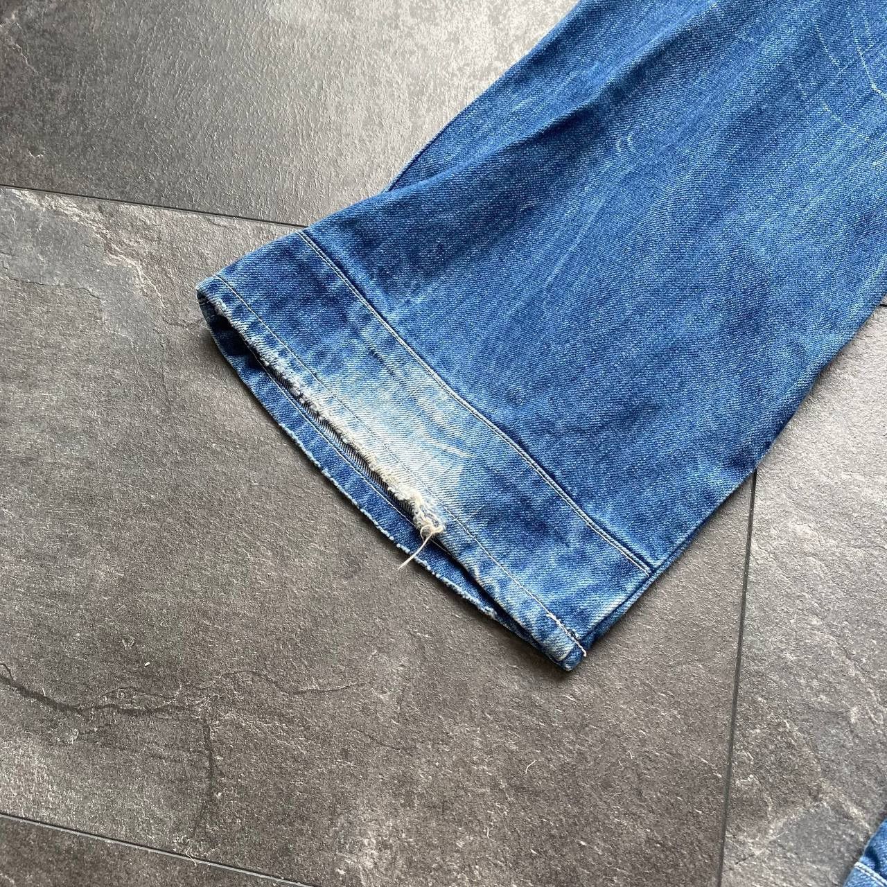 G-Star × Vintage Vintage g star baggy blue denim jeans Size US 34 / EU 50 - 4 Thumbnail