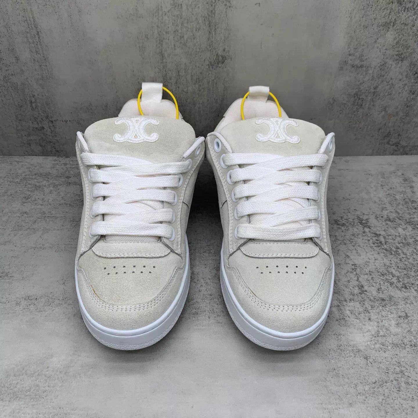Celine CELINE White Bread Sneaker 37 99 new Size US 6.5 / IT 36.5 - 4 Thumbnail