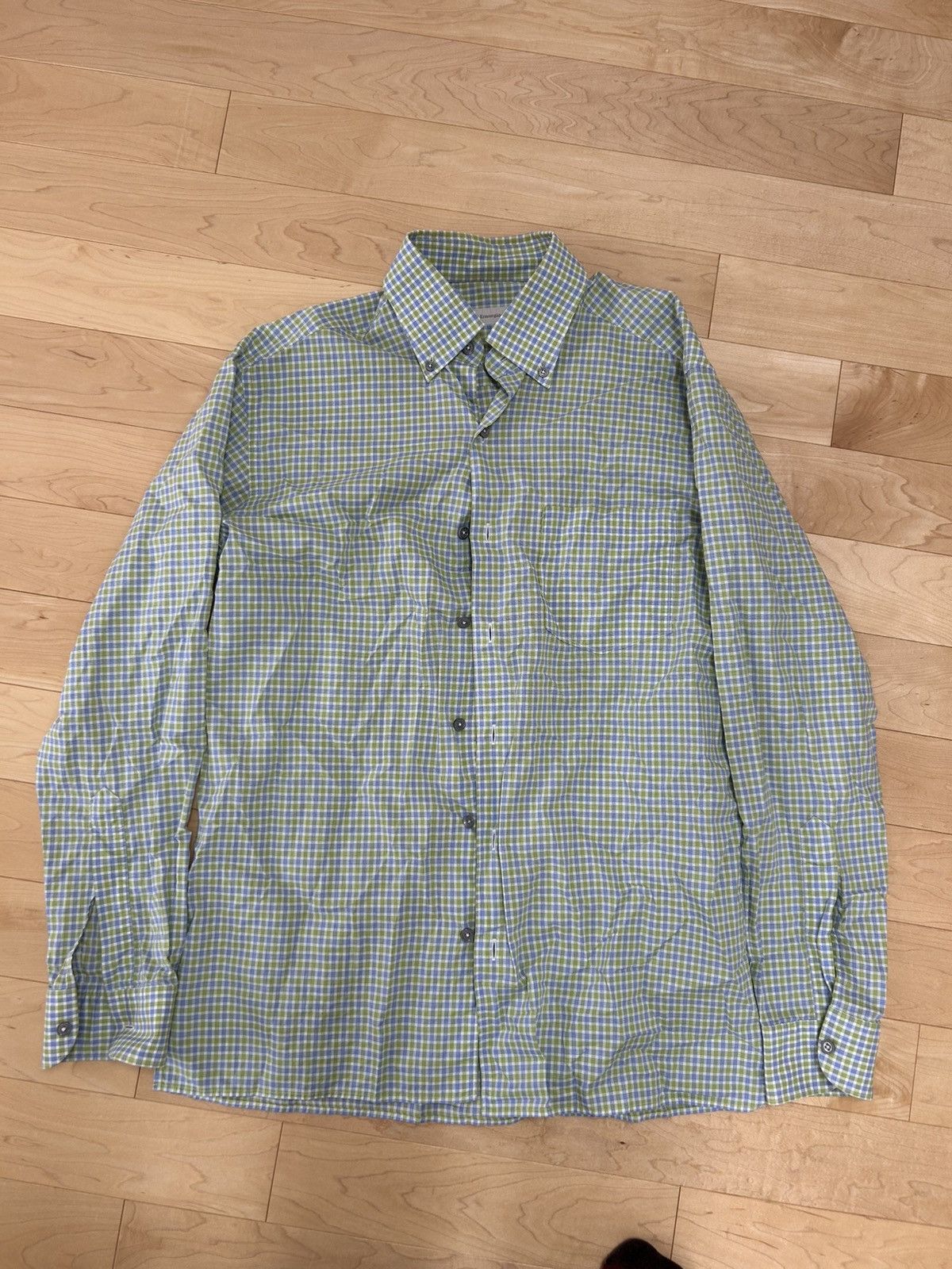 Ermenegildo Zegna Linen Zenga Shirt Size US L / EU 52-54 / 3 - 1 Thumbnail