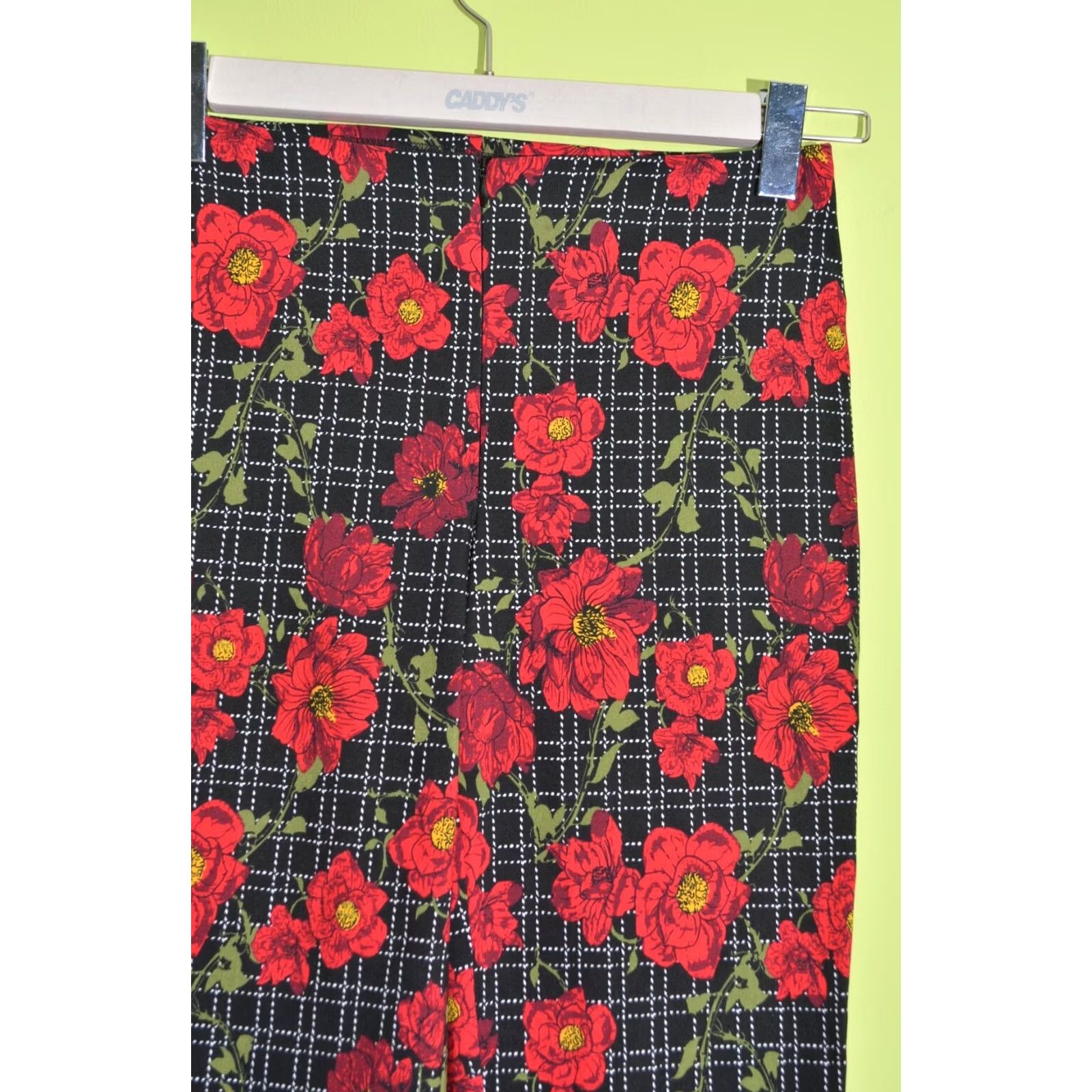 Joseph Ribkoff Joseph Ribkoff Womens Pants Trousers Poppy Flower Floral Print Size UK8 Size 30" / US 8 / IT 44 - 2 Thumbnail