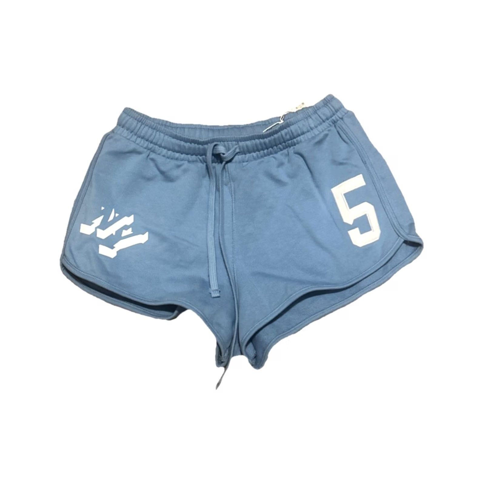 Zara NWT Zara Jrs MEDIUM blue athletic PULL ON Shorts top 2-piece set 1181 Size M / US 6-8 / IT 42-44 - 4 Thumbnail