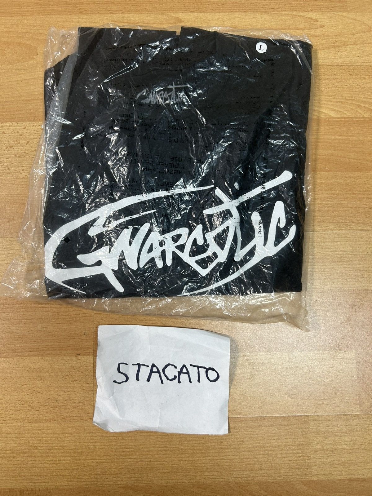 Gnarcotic × Rap Tees Gnarcotic Logo Tee Black Size US L / EU 52-54 / 3 - 2 Thumbnail