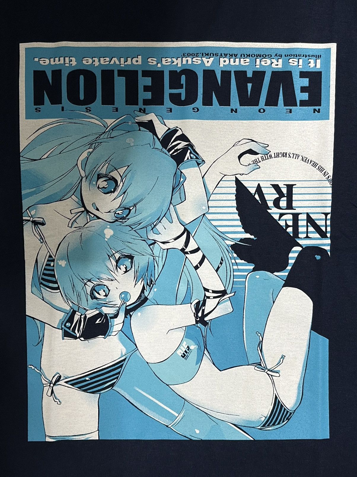 Vintage Rare! 2003 Neon Genesis Evangelion Eva T-shirt Size US L / EU 52-54 / 3 - 3 Thumbnail