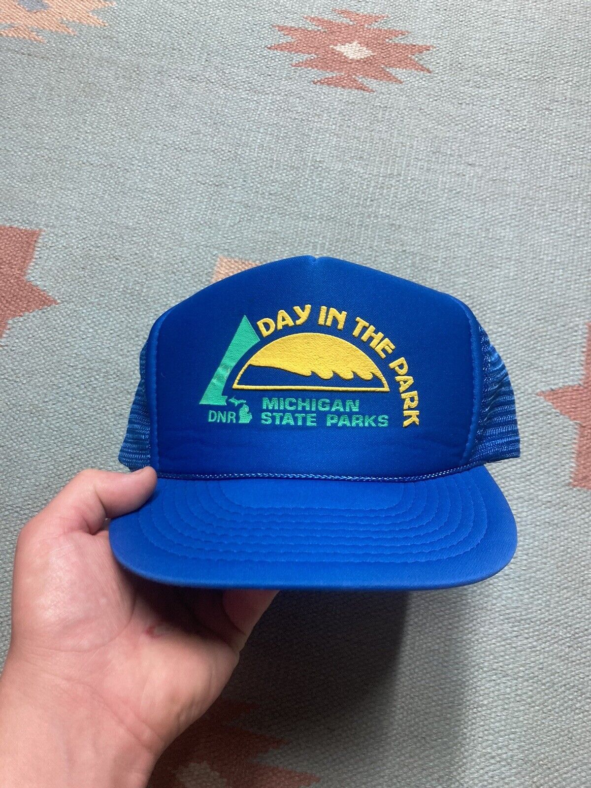 Vintage VTG trucker hat day in the park Michigan DNR state parks Size ONE SIZE - 2 Thumbnail