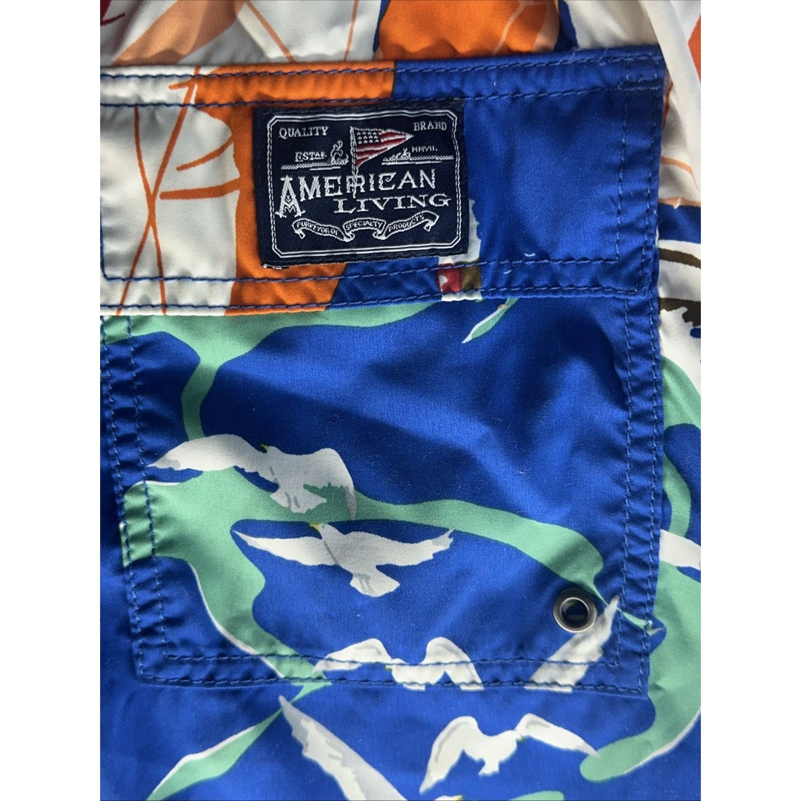 American Apparel NWT! American Living Swim Trunks Mens Size L retail $45 Size US 44 / EU 60 - 9 Thumbnail