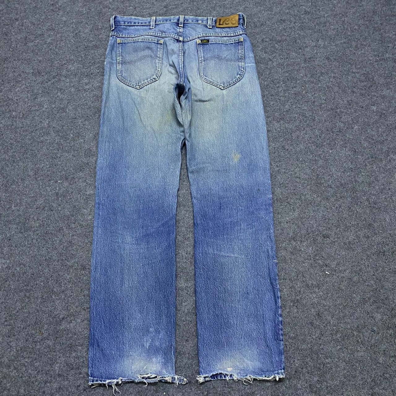 Lee 💥Best Offer💥Vintage 80s Lee Riders Distressed Denim Size US 34 / EU 50 - 3 Thumbnail