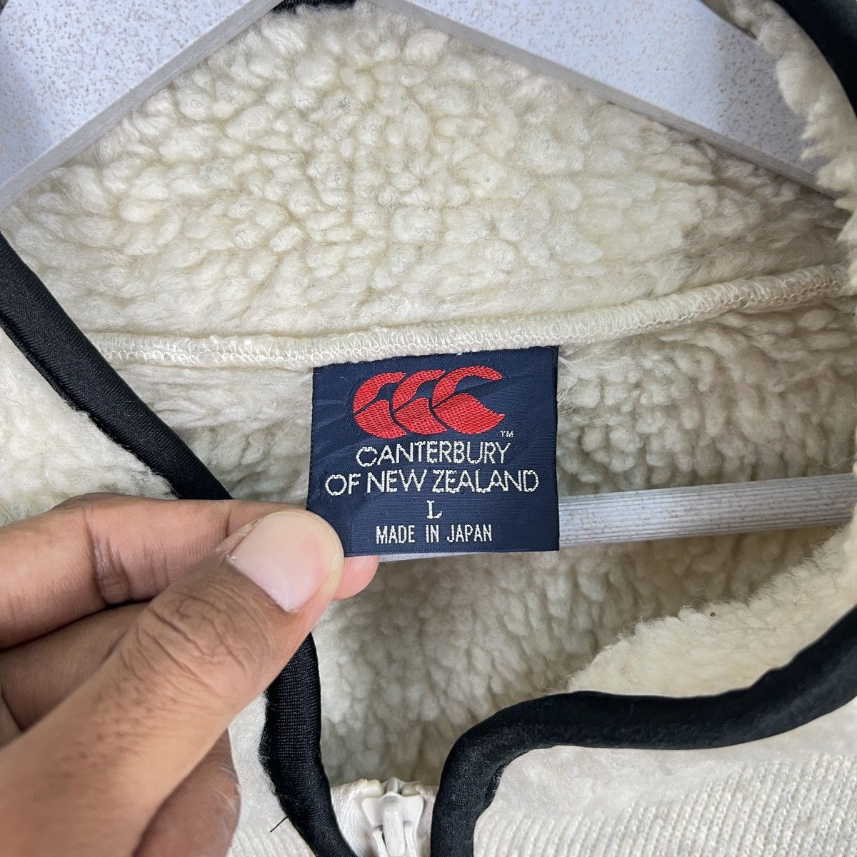Canterbury of New Zealand 🔥 CANTERBURY BOA FLEECE BIG LOGO Size US L / EU 52-54 / 3 - 10 Thumbnail