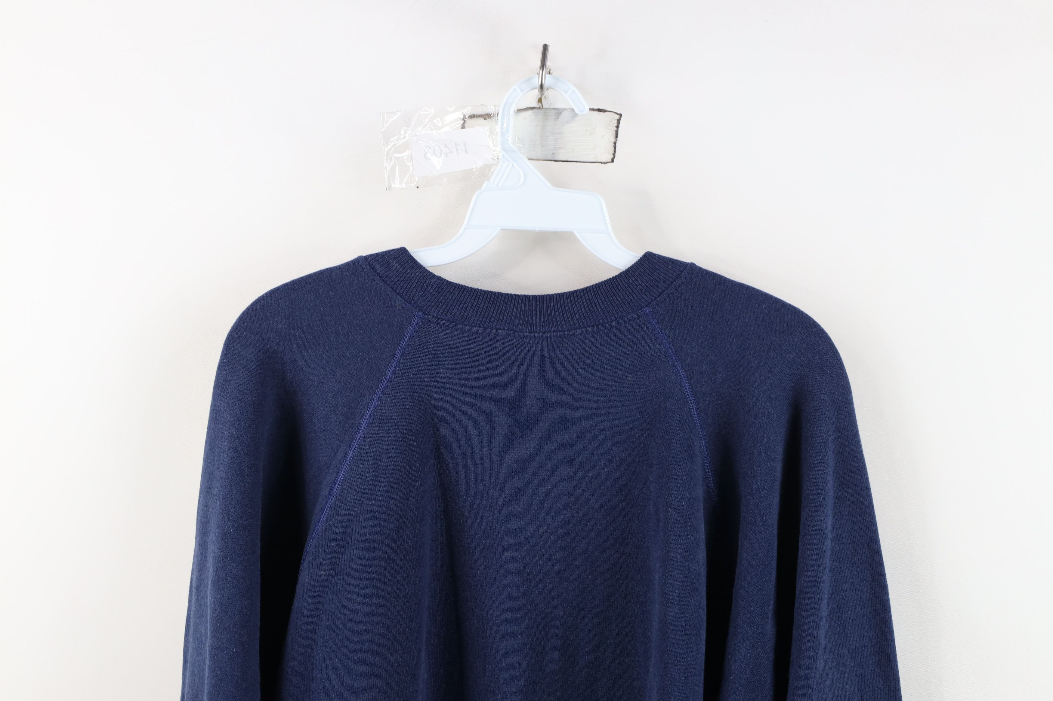 Vintage Vintage 80s Spell Snow Country Skiing Sweatshirt Blue USA Size L / US 10 / IT 46 - 12 Thumbnail