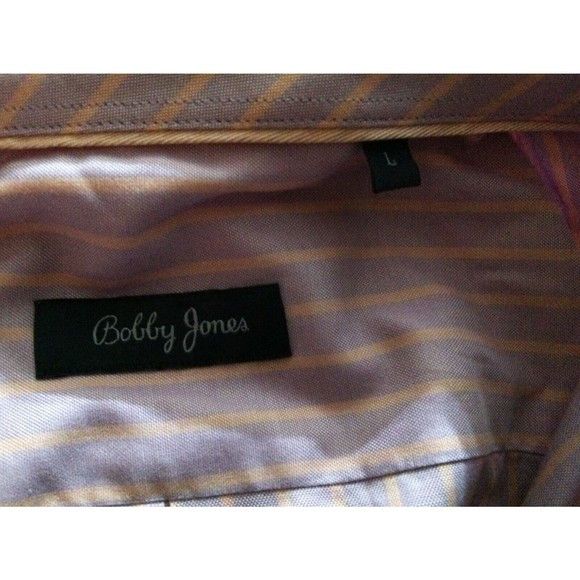 Bobby Jones BOBBY JONES MENS NEW LILAC 100%COTTON CASUAL SHIRT SIZE:L Size US L / EU 52-54 / 3 - 4 Thumbnail