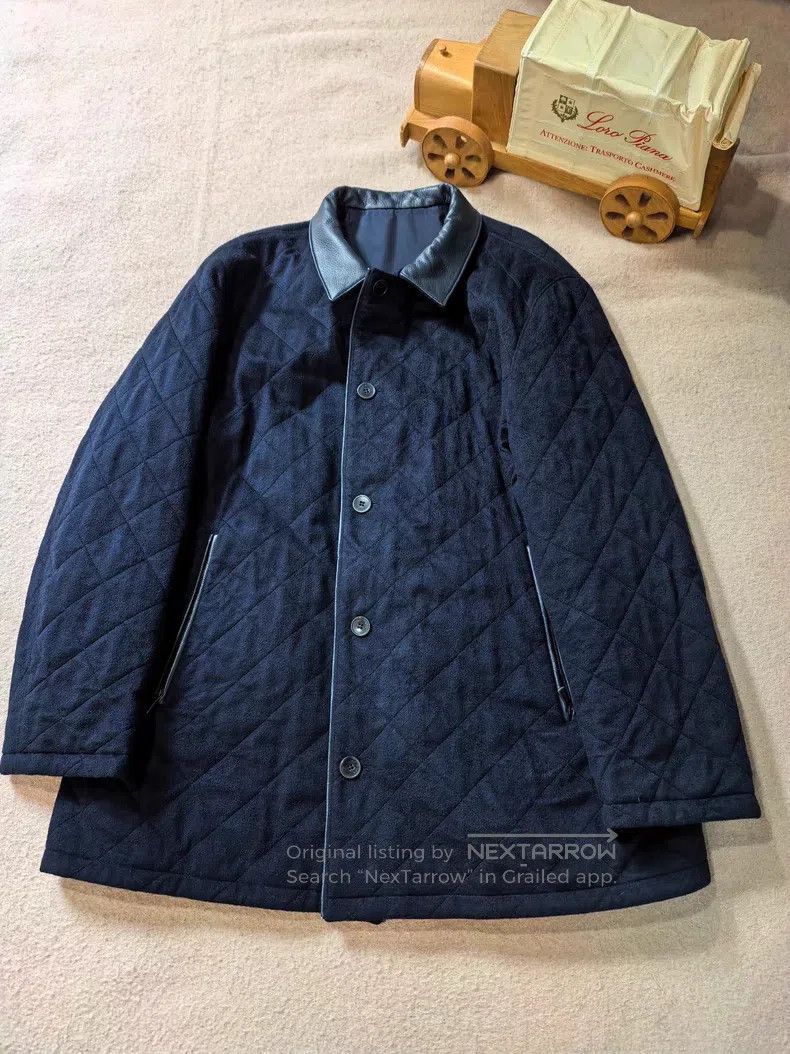 Loro Piana Loro Piana Double-Sided Cashmere Cotton Coat Size US XL / EU 56 / 4 - 4 Thumbnail