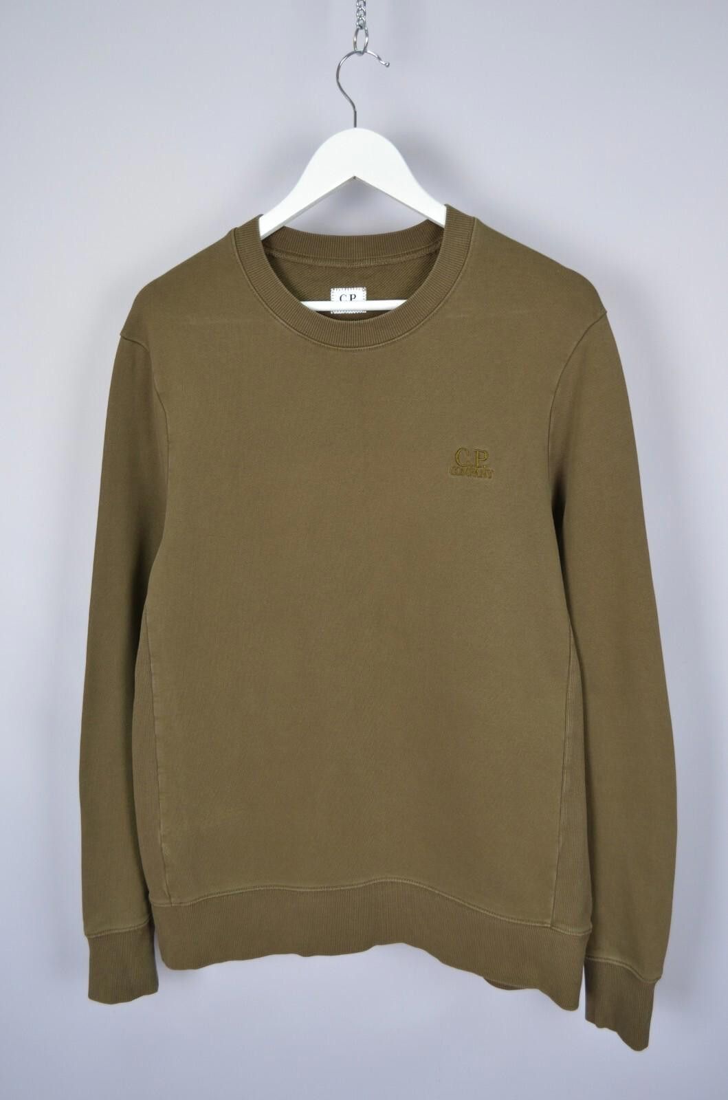 C.P. Company C.P. Company Logo Mens Khaki Crew Neck Sweatshirt Size L Size US L / EU 52-54 / 3 - 1 Thumbnail