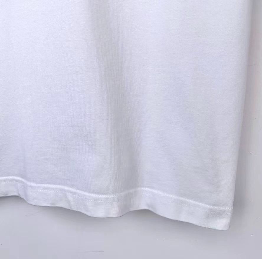 Balenciaga Balenciaga Jelly Dissolved Logo Printed Round Neck White Cot Size US S / EU 44-46 / 1 - 4 Thumbnail