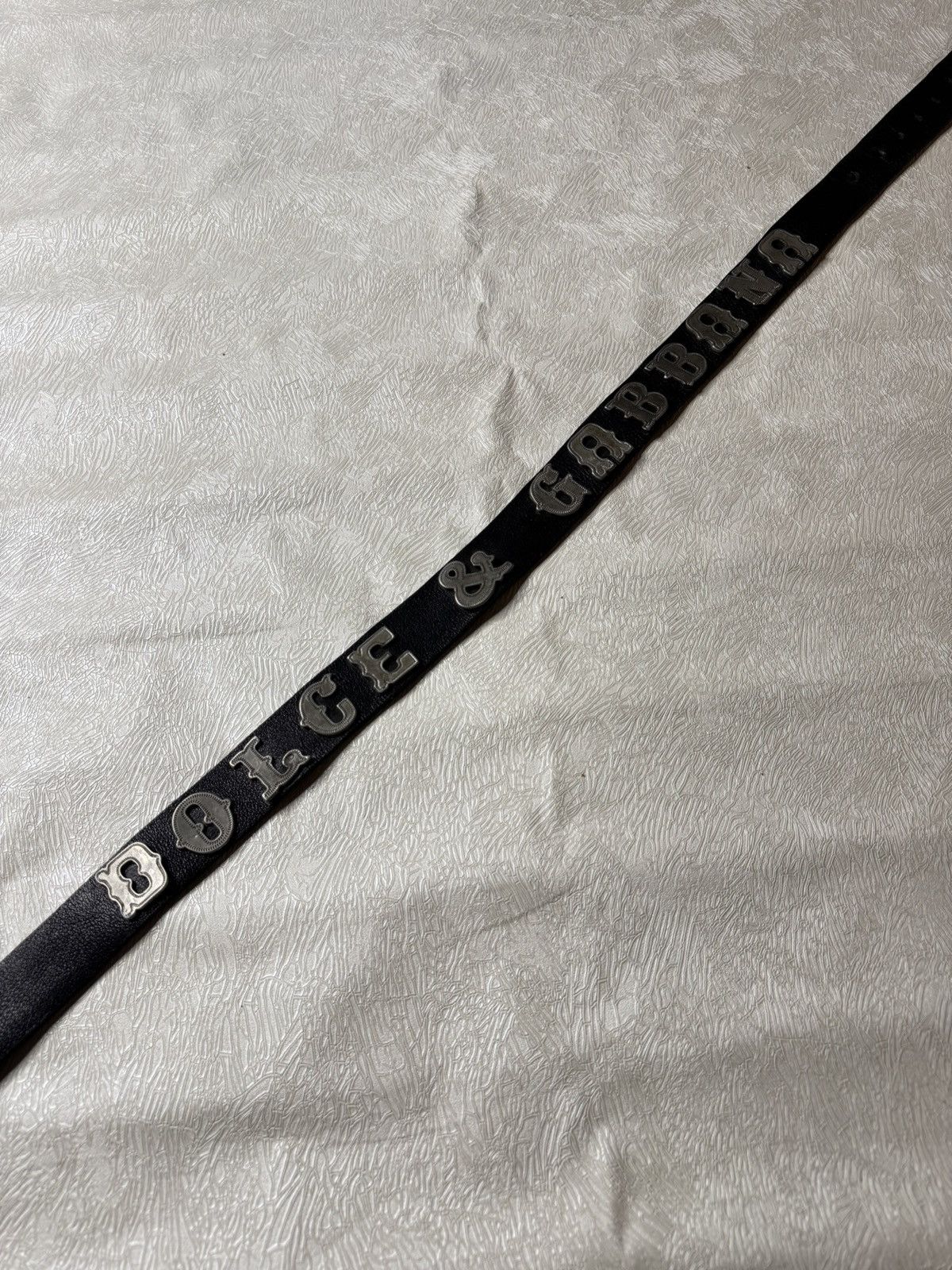 Dolce & Gabbana DOLCE & GABBANA VINTAGE LEATHER BELT Size 42 - 2 Thumbnail