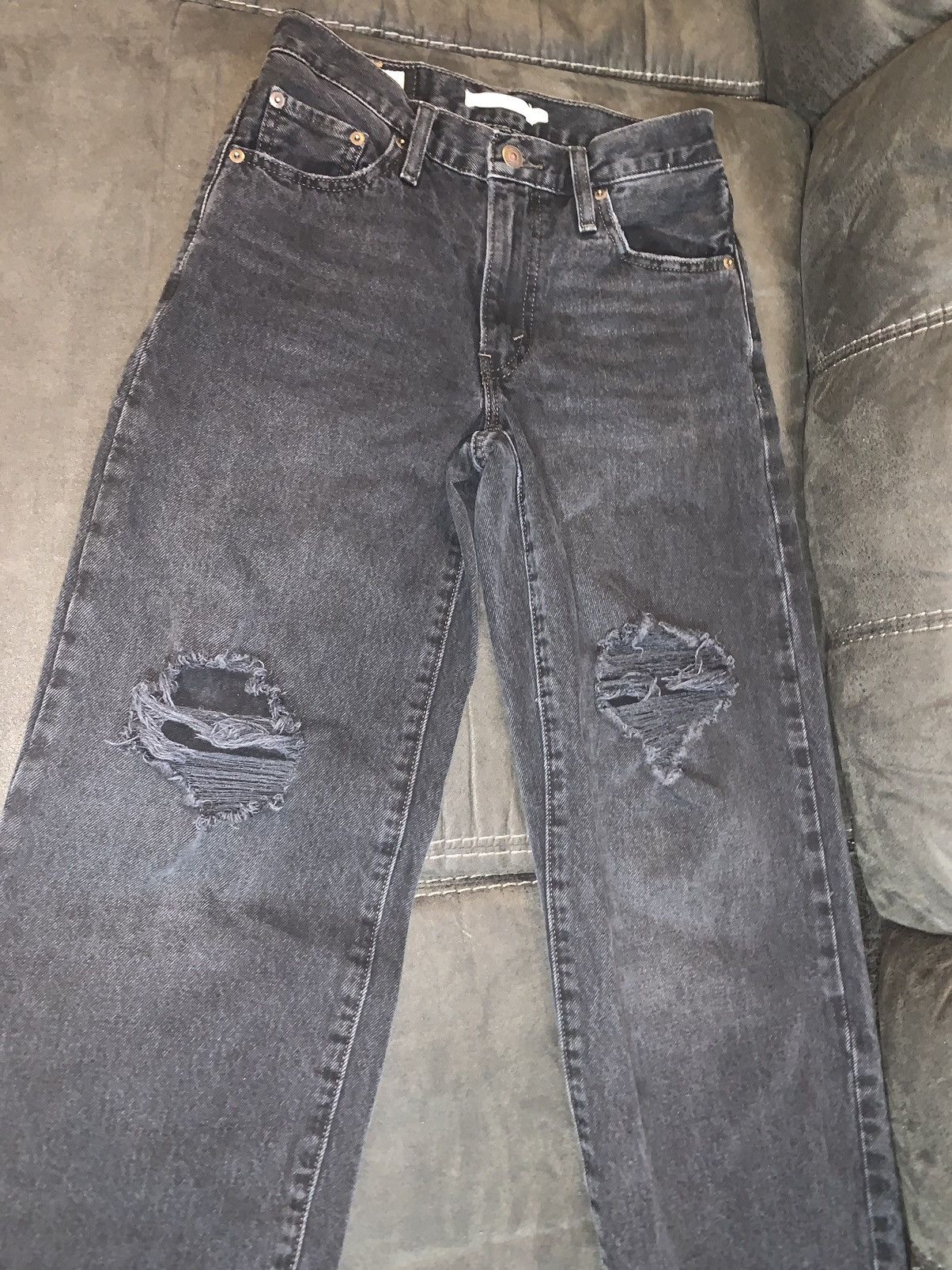 Levi's Vintage Clothing Levis Premium Baggy dad 24x30 Mid Rise Straight Leg 90’s Size 24" / US 00 / IT 34 - 5 Thumbnail