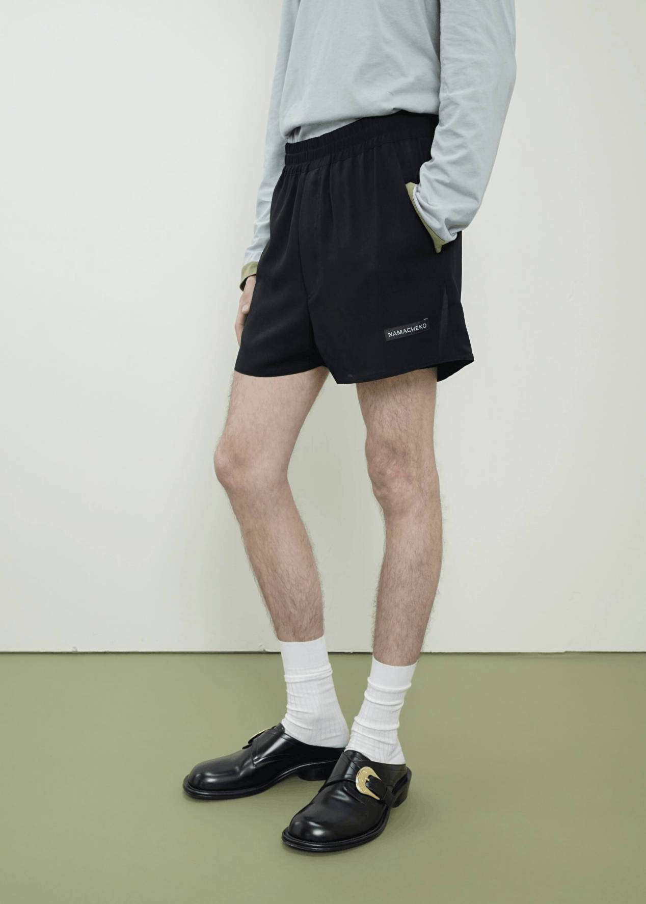 Namacheko Namacheko SS25 Double Waistband Shorts | Grailed