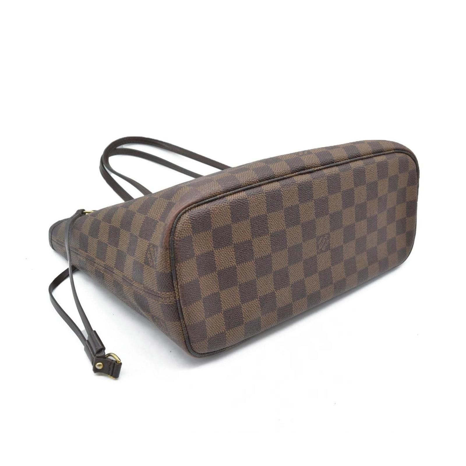 Louis Vuitton $2100 Louis Vuitton Damier Ebene Neverfull PM Size ONE SIZE - 4 Thumbnail