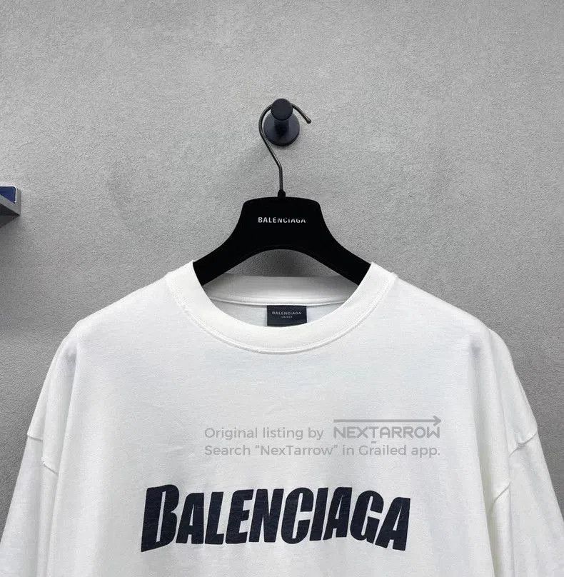 Balenciaga Balenciaga Logo Round Neck Tee. Size US S / EU 44-46 / 1 - 4 Thumbnail
