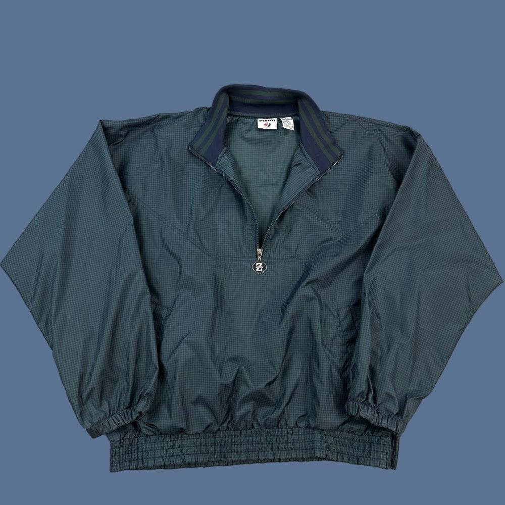 Jerzees VINTAGE Jerzees Pullover Mens L Micro Houndstooth Lightweight 1/4 Zip Golf Shirt Size US L / EU 52-54 / 3 - 1 Thumbnail