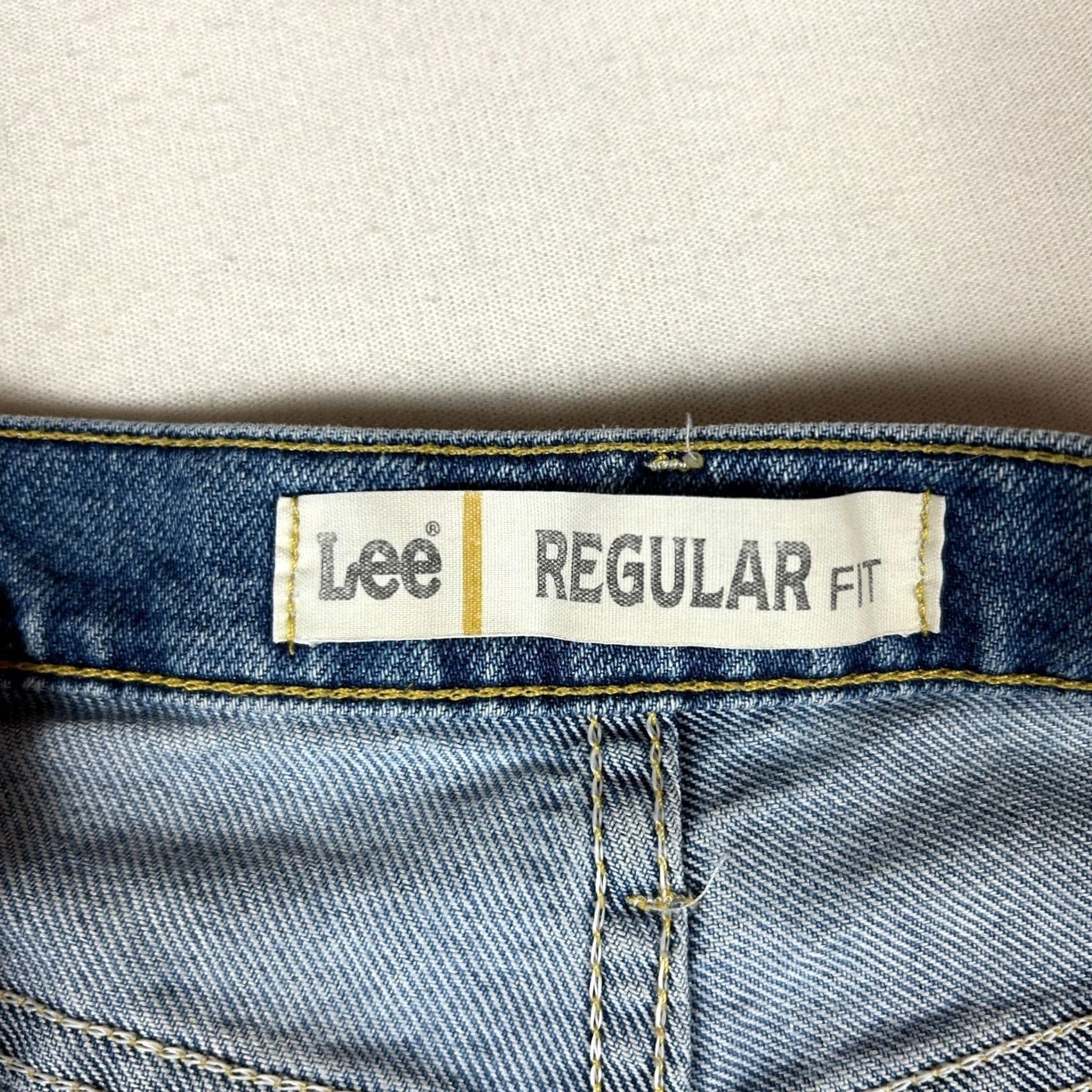 Lee Lee Jeans Men's 38X30 Blue Denim Casual Regular Fit Straight Leg Mid Rise Jeans Size US 38 / EU 54 - 5 Thumbnail