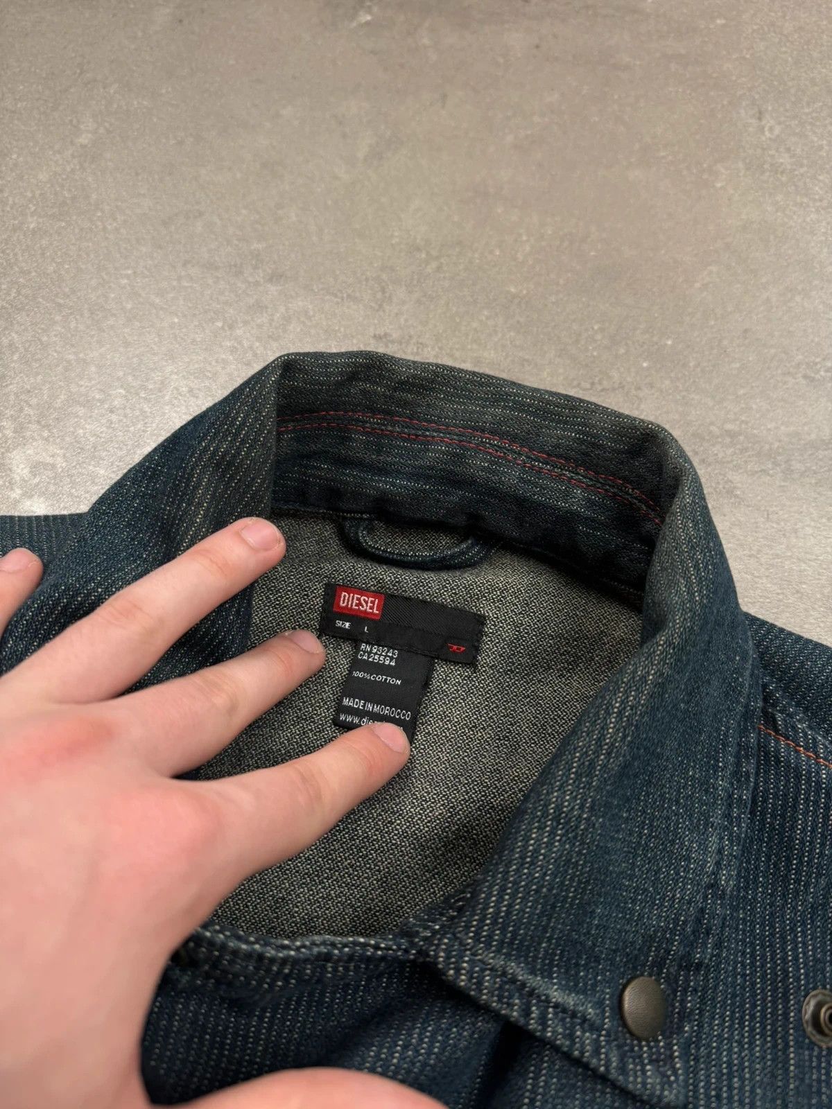 Diesel Diesel denim jacket biker archive 2000s y2k multi zip Size US L / EU 52-54 / 3 - 6 Thumbnail