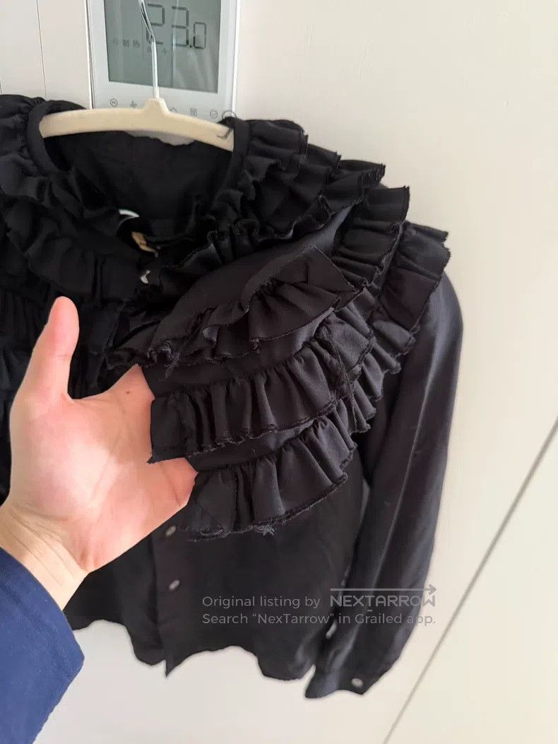 Comme des Garcons Comme Des Garcons Mainline Out-of-print Large Collar Black Size S / US 4 / IT 40 - 2 Thumbnail