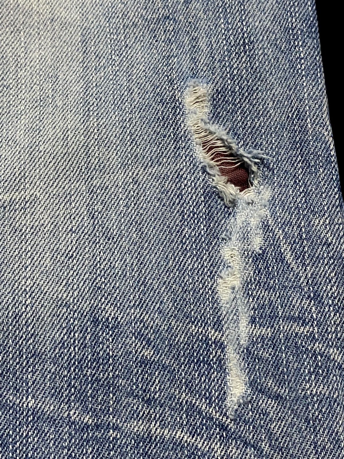 Japanese Brand Japanese Brand Nylaus Thunder Double Waist Trash Loose Jeans Size US 30 / EU 46 - 17 Thumbnail