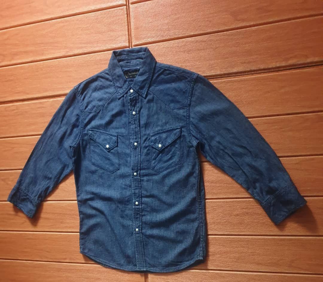 Japanese Brand 💥Nano universe 3 quater western shirt Size US S / EU 44-46 / 1 - 5 Thumbnail