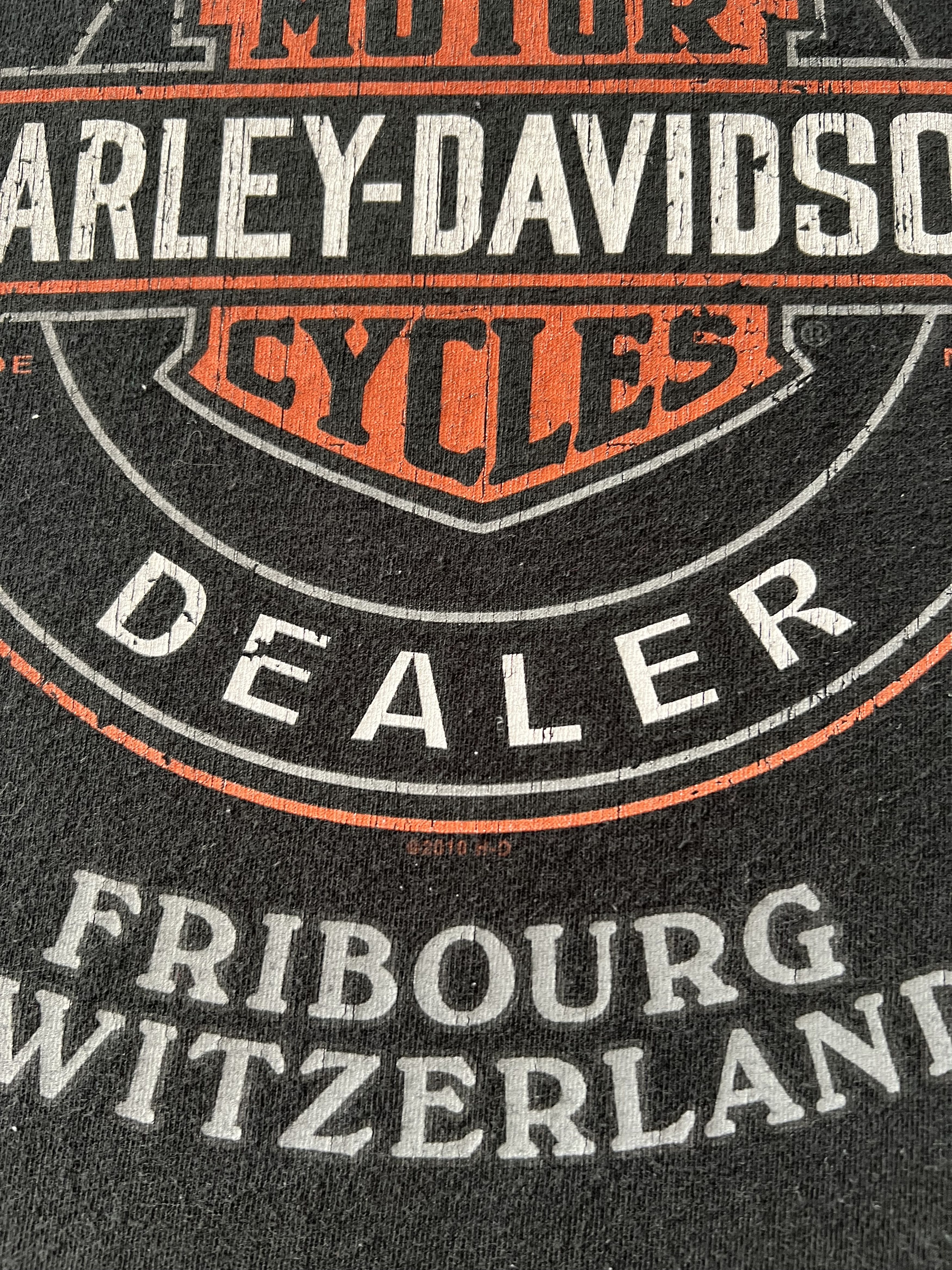 Harley Davidson Vintage 2014 Harley Davidson Sexy Girl Switzerland T-shirt Size US L / EU 52-54 / 3 - 17 Thumbnail