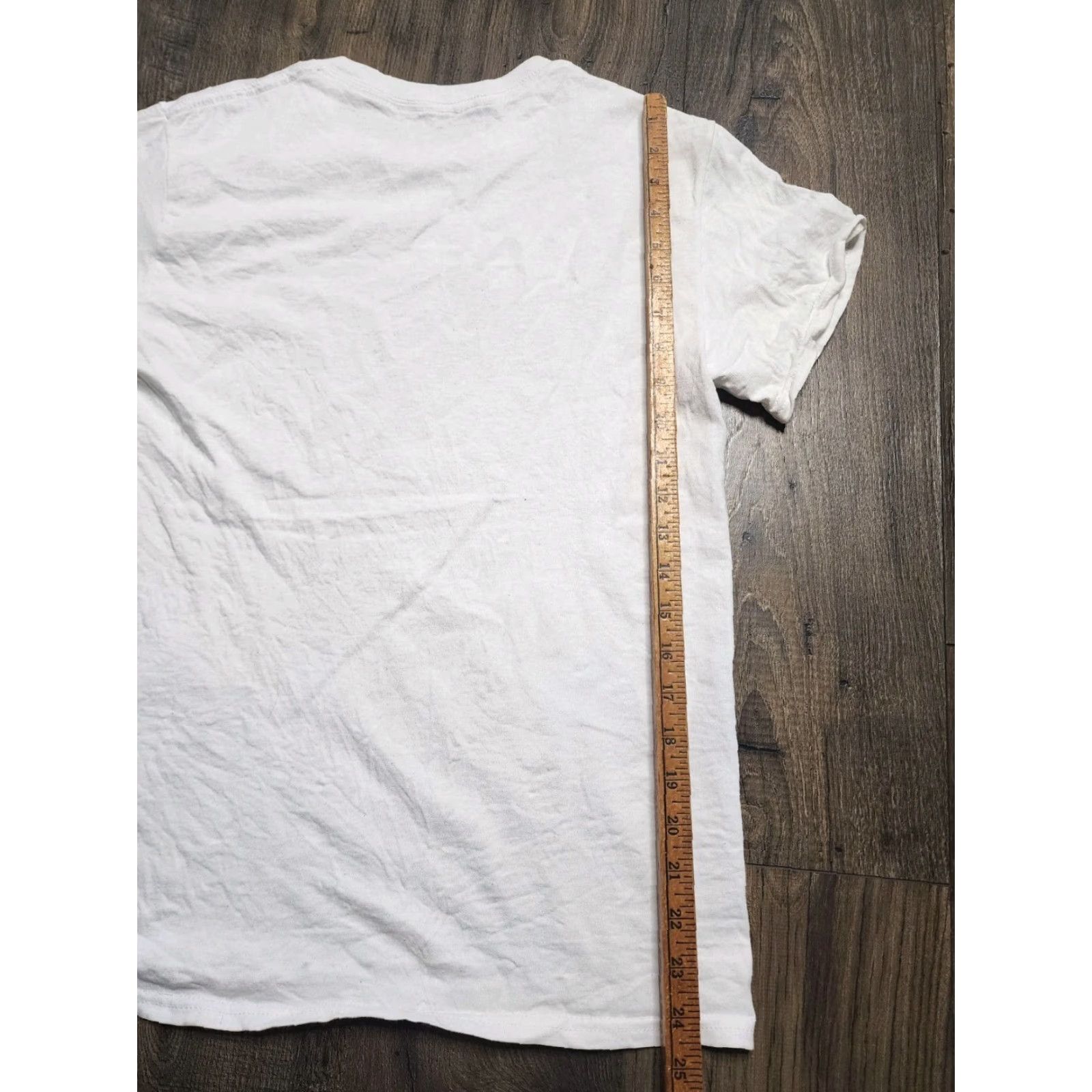Travis Scott VINTAGE Custommade Men T-Shirt Short Sleeve Crew Neck Cotton White Travis Scott Power Of Love 90s Hip Hop Music Concert Tee Mens Size US S / EU 44-46 / 1 - 2 Thumbnail