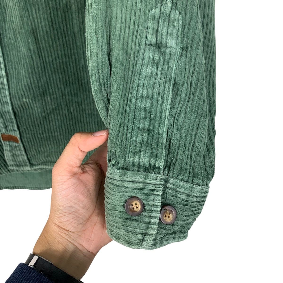 American Eagle Outfitters AMERICAN EAGLE Green Corduroy Flannel Jacket #1818-C22 Size US M / EU 48-50 / 2 - 13 Thumbnail