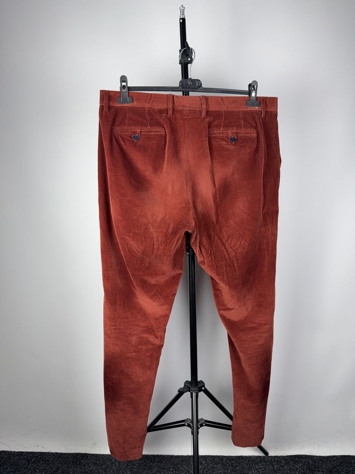 Etro Luxury Etro Slim Fit Corduroy Pants Rust Red Italian Luxury Size US 36 / EU 52 - 8 Thumbnail