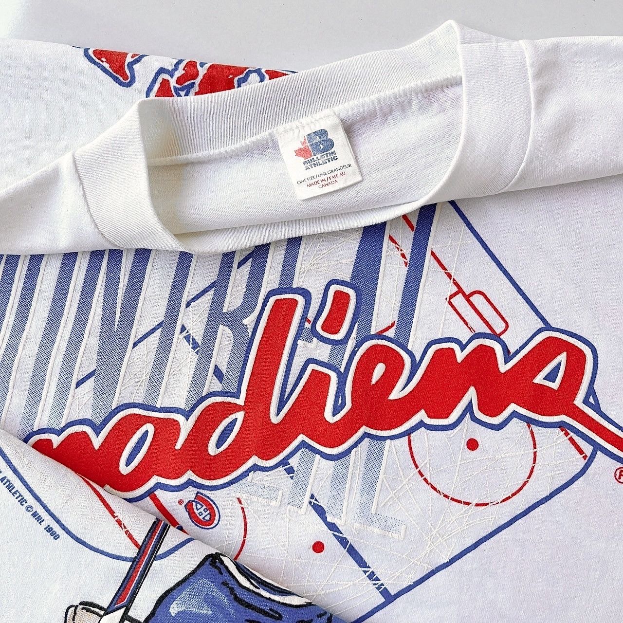 Vintage 90s Montreal Canadiens hockey OVP t-shirt/ L Size US L / EU 52-54 / 3 - 8 Thumbnail