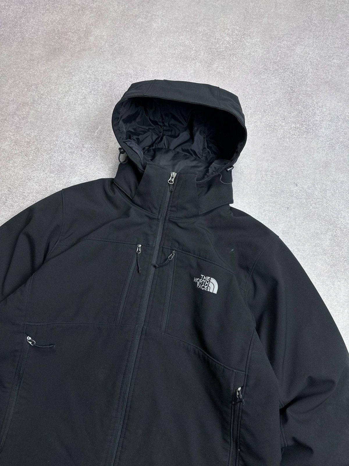 The North Face Vintage The North Face Mens Hooded Softshell Jacket L Size US L / EU 52-54 / 3 - 2 Thumbnail