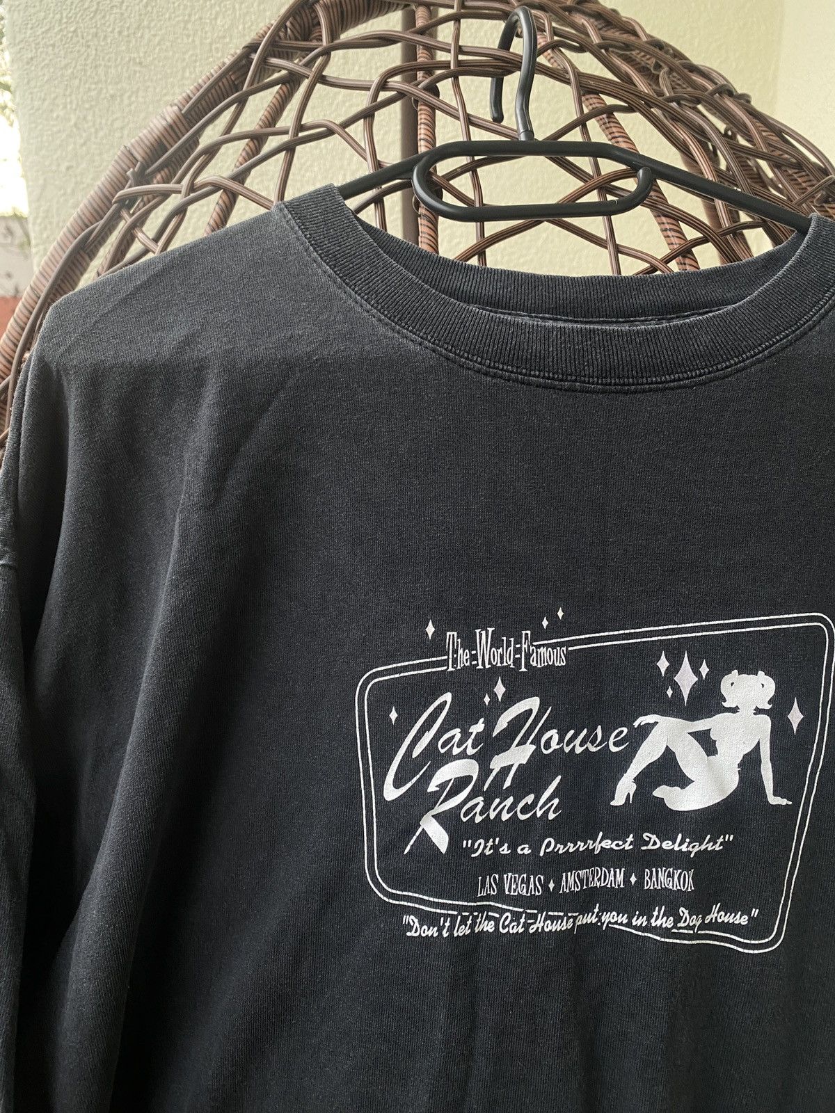 No Fear No fear ultra rare porn the world famous cat house ranch tee Size US XL / EU 56 / 4 - 5 Thumbnail
