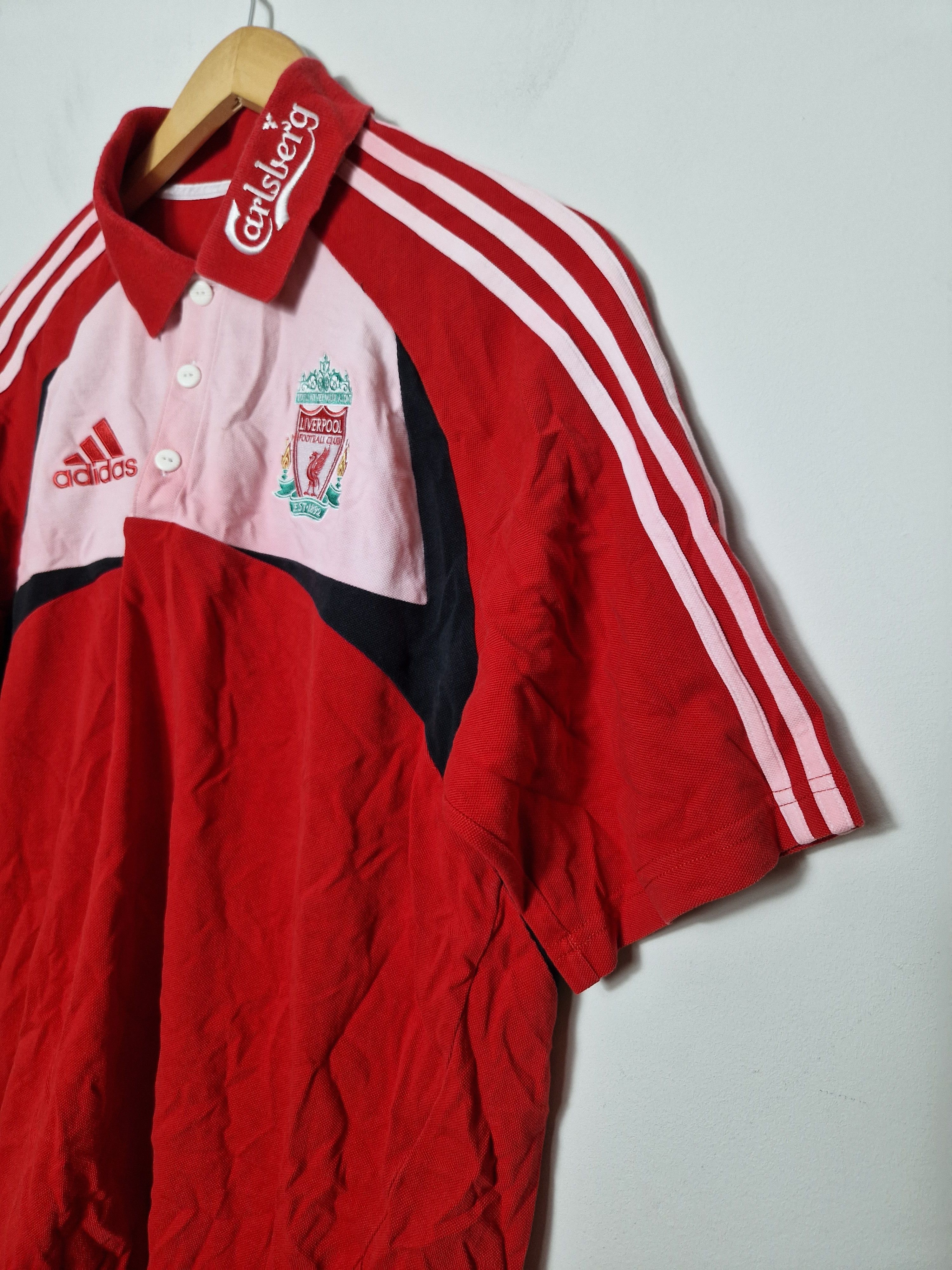 Adidas Adidas Liverpool FC England soccer football polo t-shirt Size US L / EU 52-54 / 3 - 4 Thumbnail