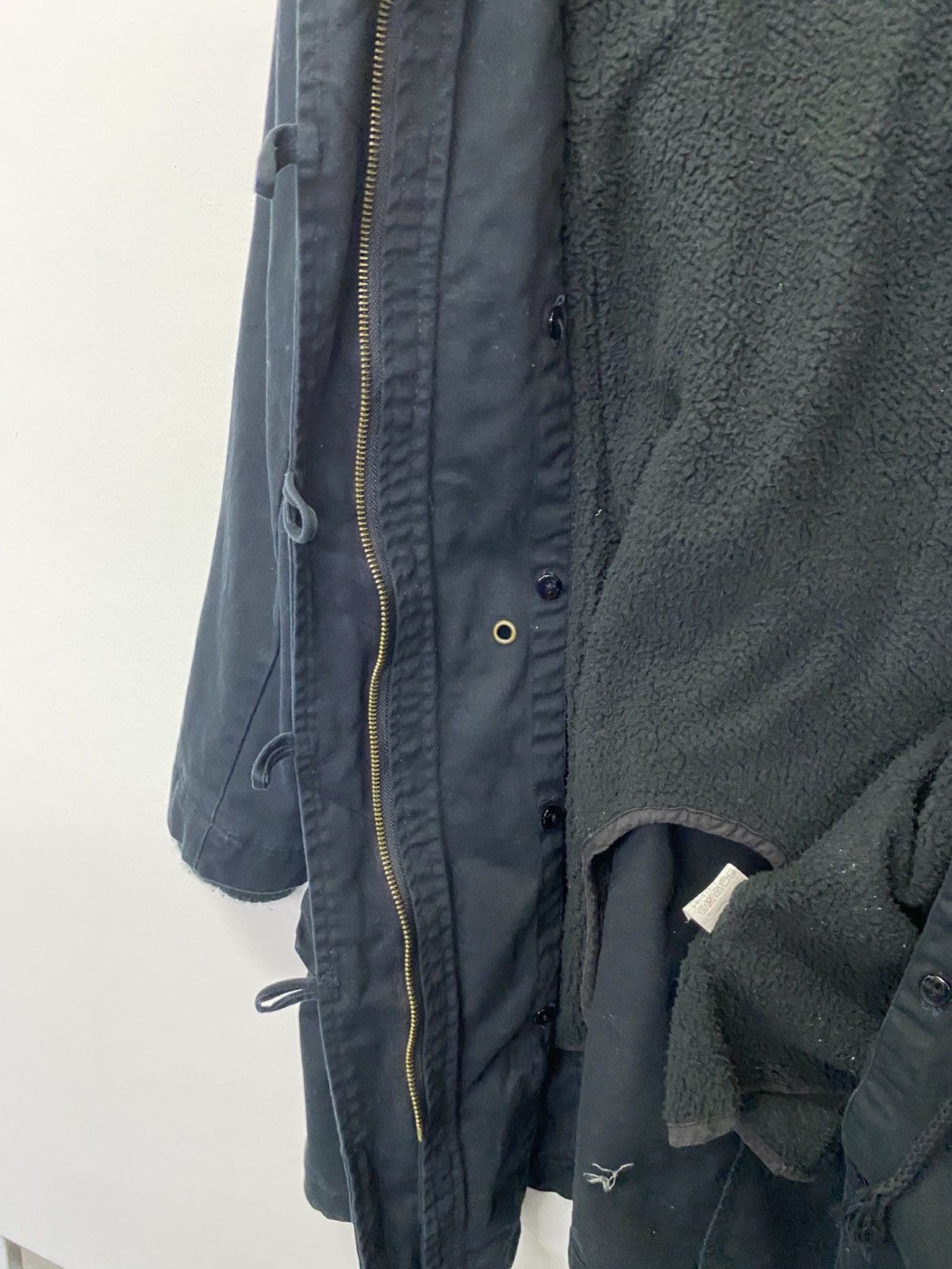 Japanese Brand Japanese Brand SWRO Fur Hoodie Long Jacket Size M / US 6-8 / IT 42-44 - 9 Thumbnail