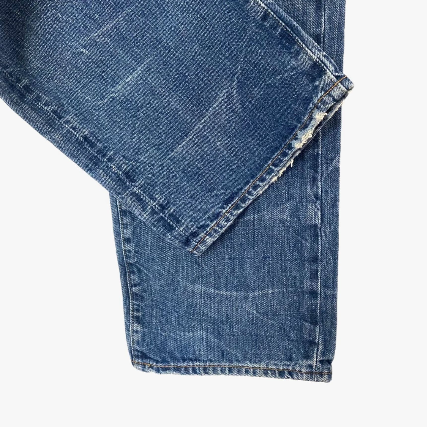 Ralph Lauren Ralph Lauren Denim & Supply Jeans Medium Wash Distressed Straight-Leg Mens 36X30 Jeans 5-Pocket Blue Cotton Denim Regular 36 30 Inseam Mens Stretch? Size US 36 / EU 52 - 7 Thumbnail