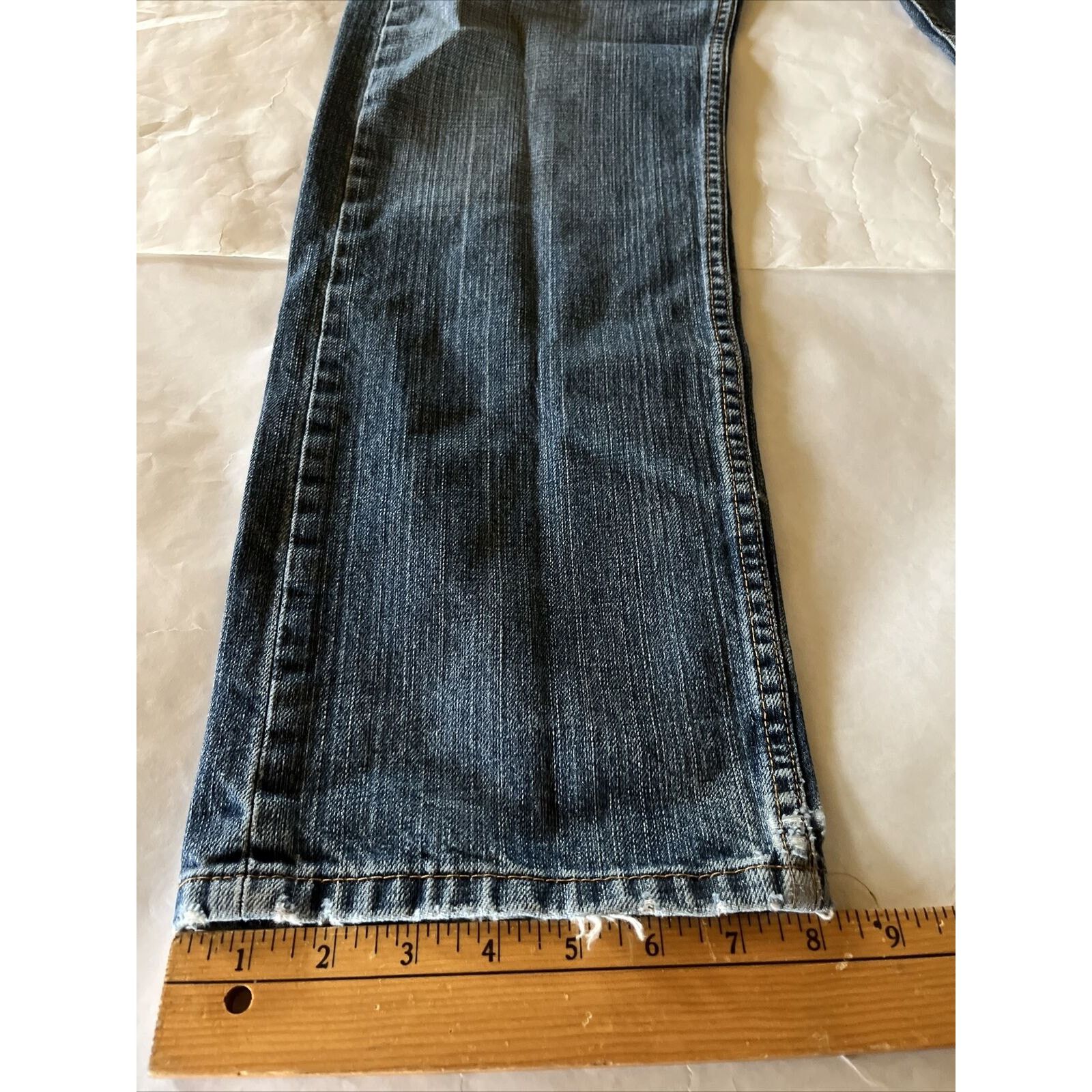 Levi's Levi’s 505 Jeans Men's 34x32 Medium Wash Denim Cotton Blue Size US 34 / EU 50 - 7 Thumbnail