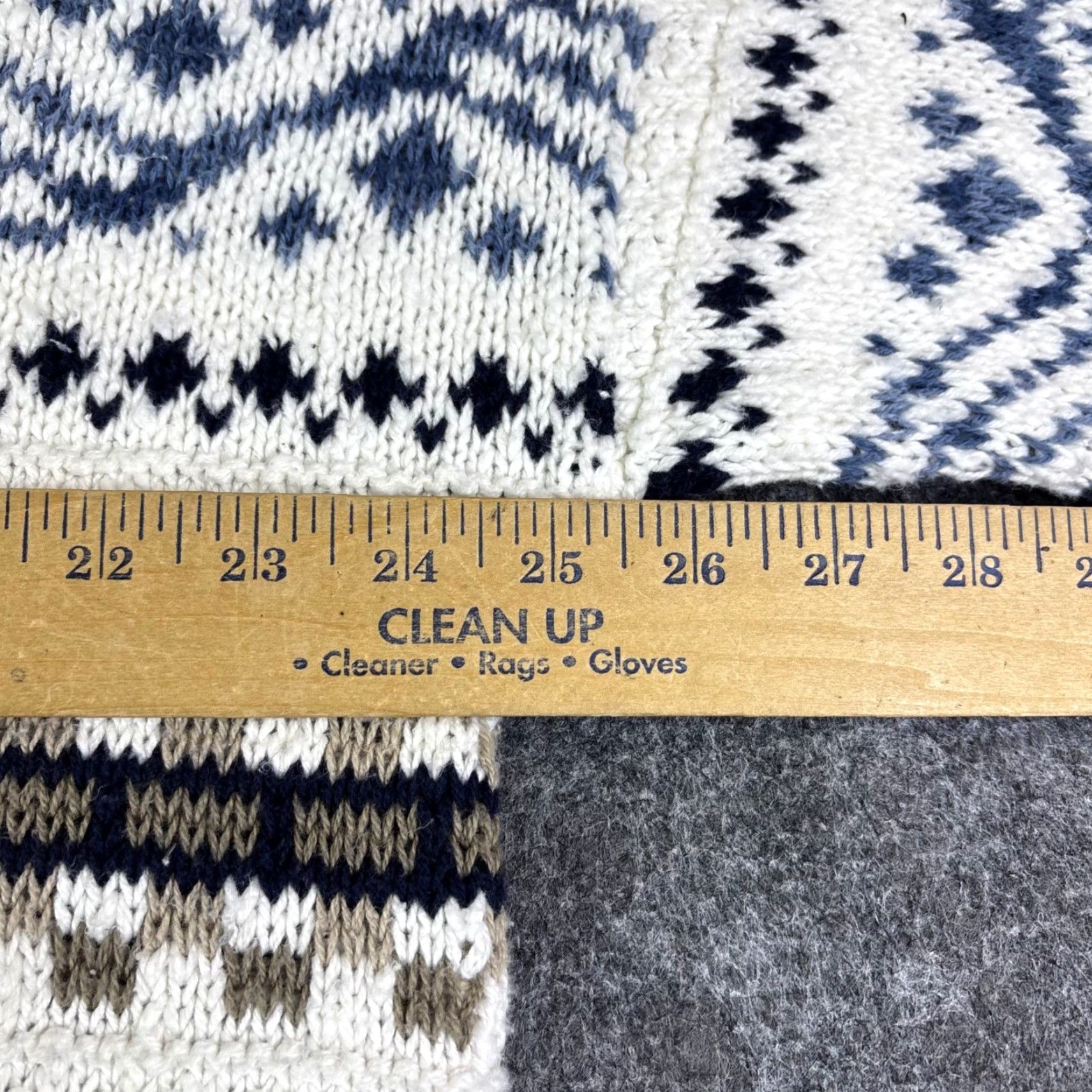 Harmony VINTAGE Lake Harmony USA Mens XL Fair Isle Crewneck Wool Sweater Geometric Pattern Cream White 90s Ski Outdoors Knitted Knit Pullover Casual Size US XL / EU 56 / 4 - 3 Thumbnail