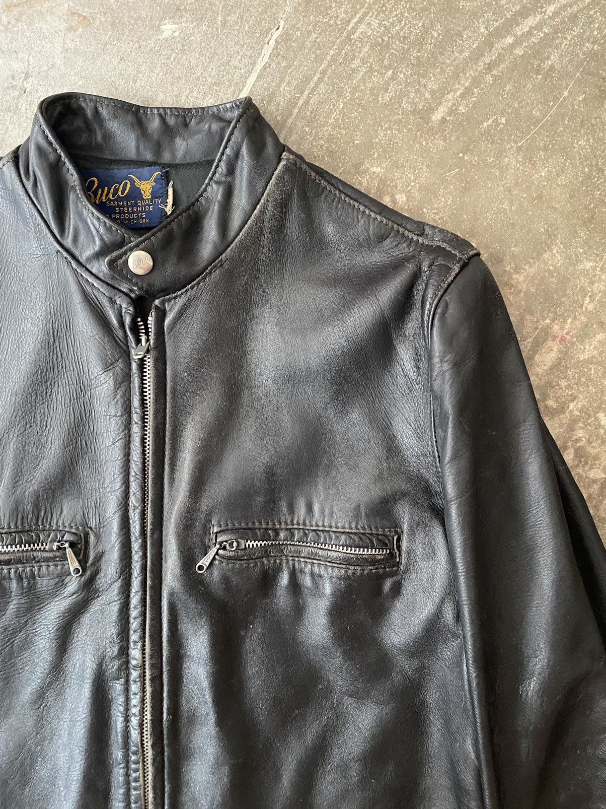Vintage Vintage 50s Buco J-100 Leather Biker Jacket Real McCoy’s Size US M / EU 48-50 / 2 - 3 Thumbnail