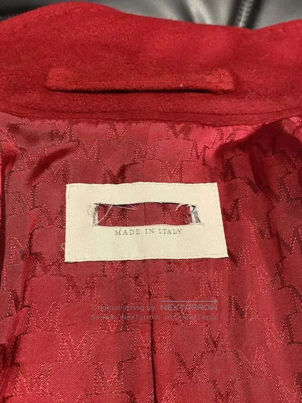 Max Mara MaxMara Red Cashmere Winter Coat for Women . Size M / US 6-8 / IT 42-44 - 4 Thumbnail