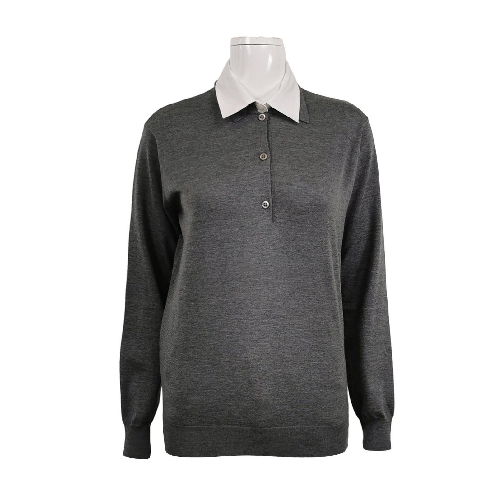 Prada Prada Color Block Wool Knit Sweater 0089 Size S / US 4 / IT 40 - 1 Thumbnail